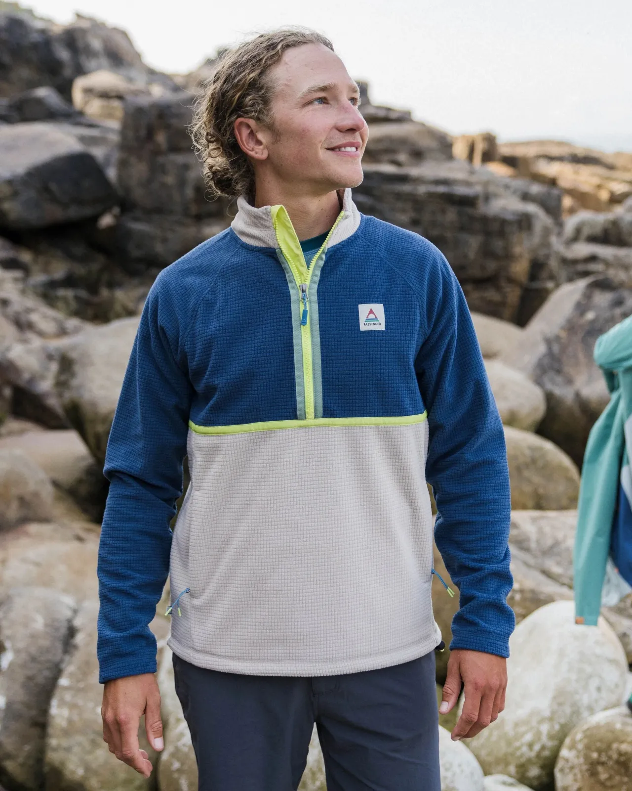overlook_recyceltes_polarfleece_im_gitterdesign__dunkles_denimkieselgrau_12.webp Cheap Overlook recyceltes Polar-Fleece im Gitterdesign - Dunkles Denim/Kieselgrau Herren Oberteile