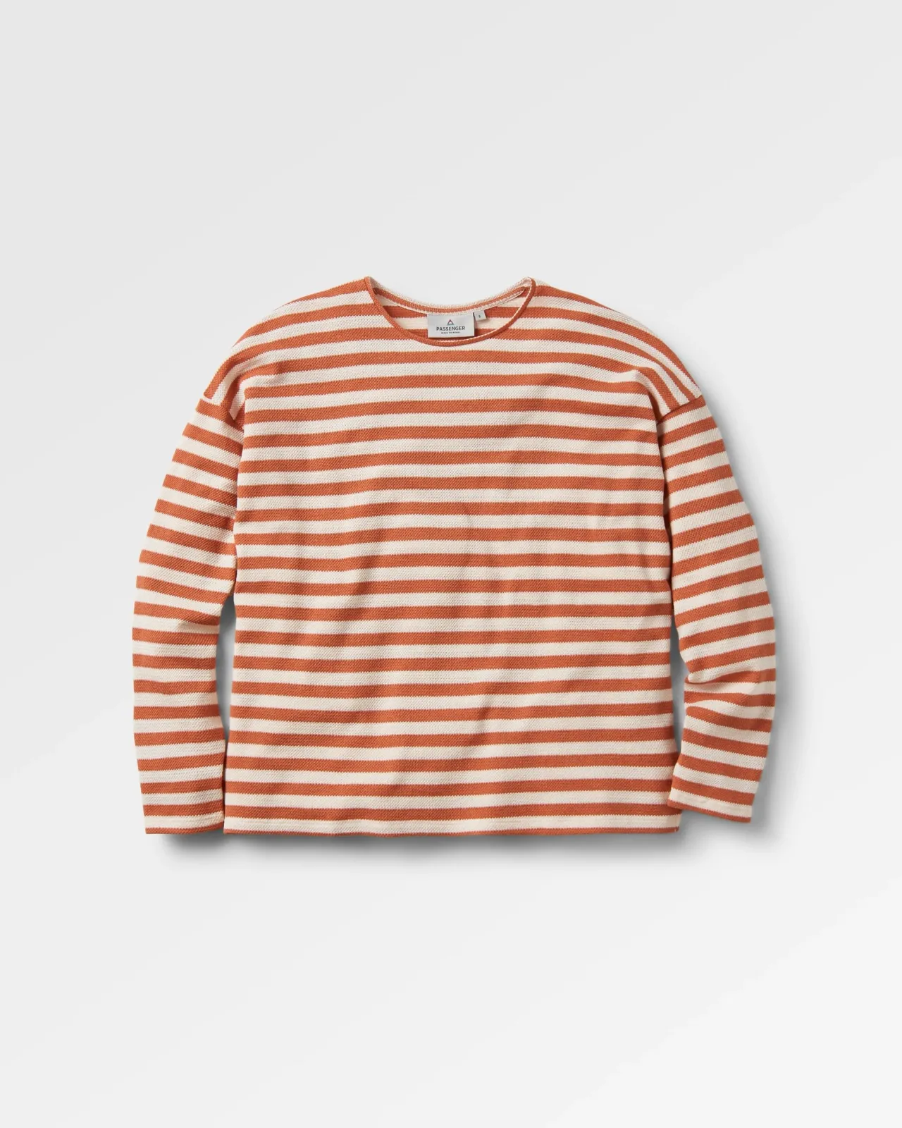 Store Panorama Gestreiftes Langarmshirt - Glasierter Ingwer Damen Oberteile & T-shirts