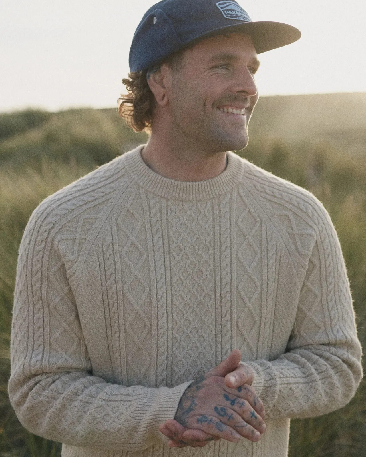 Best Sandbar Kabelstrickpullover - Herren Strickwaren