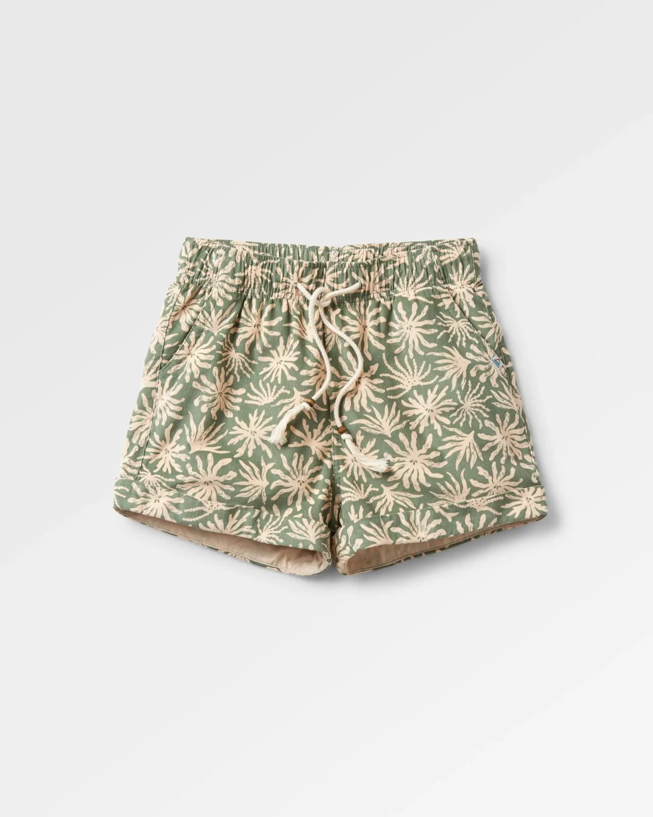 Online Santosa Bio-Baumwolle Cord-Shorts - Seegras Pistazie Damen Kurze Hosen