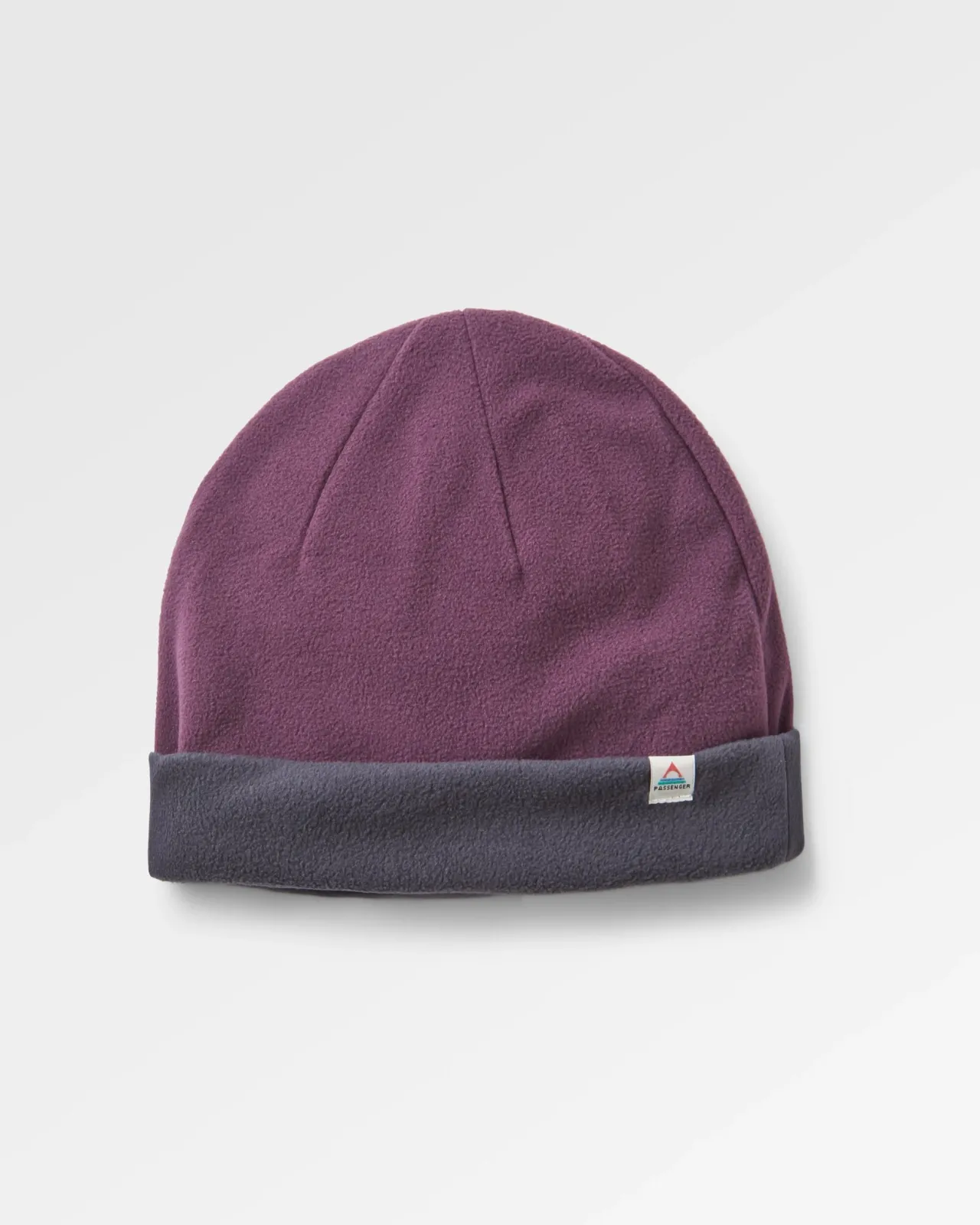 Discount Set Off Recycelte Polarfleece Mütze - Tiefes Pflaume/Kohle Herren Mützen | Accessoires