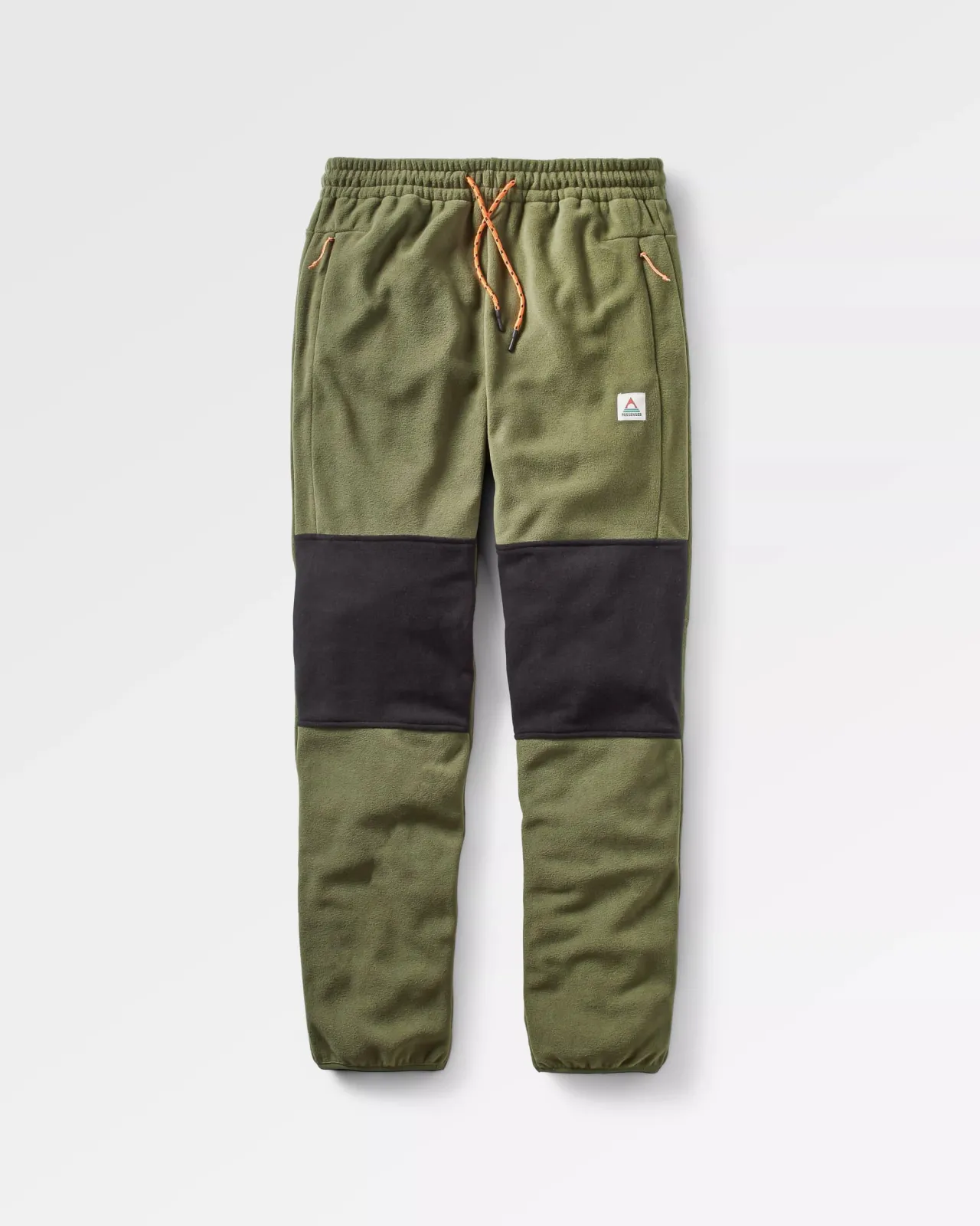 Discount Set off recycelter Polar-Fleece-Jogger - Echtes Schwarz/ Khaki Herren Hosen
