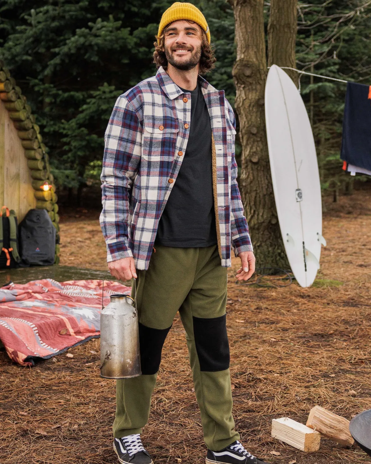 set_off_recycelter_polarfleecejogger__echtes_schwarz_khaki_2.webp Discount Set off recycelter Polar-Fleece-Jogger - Echtes Schwarz/ Khaki Herren Hosen