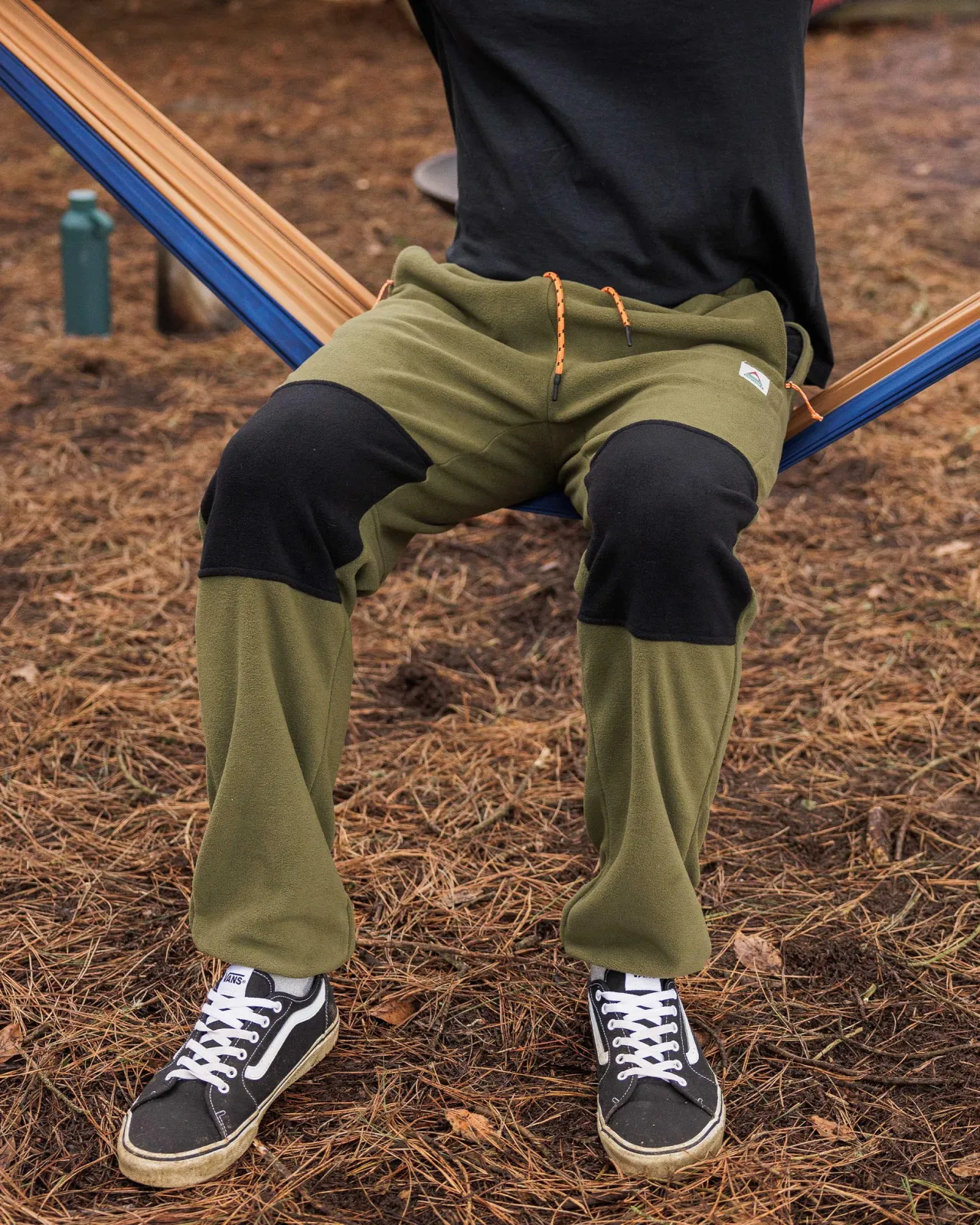 set_off_recycelter_polarfleecejogger__echtes_schwarz_khaki_4.webp Discount Set off recycelter Polar-Fleece-Jogger - Echtes Schwarz/ Khaki Herren Hosen