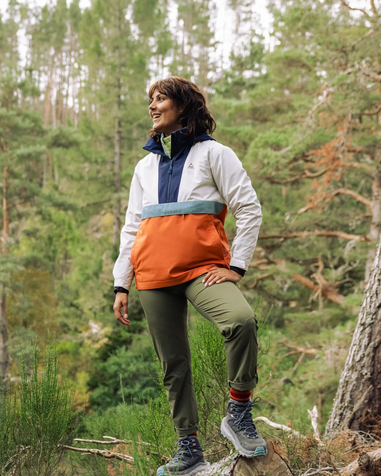 skyline_recycelte_wasserabweisender_smock__verbranntes_orangebirke_4.webp Cheap Skyline Recycelte Wasserabweisender Smock - Verbranntes Orange/Birke Damen Wasserdicht | Oberteile