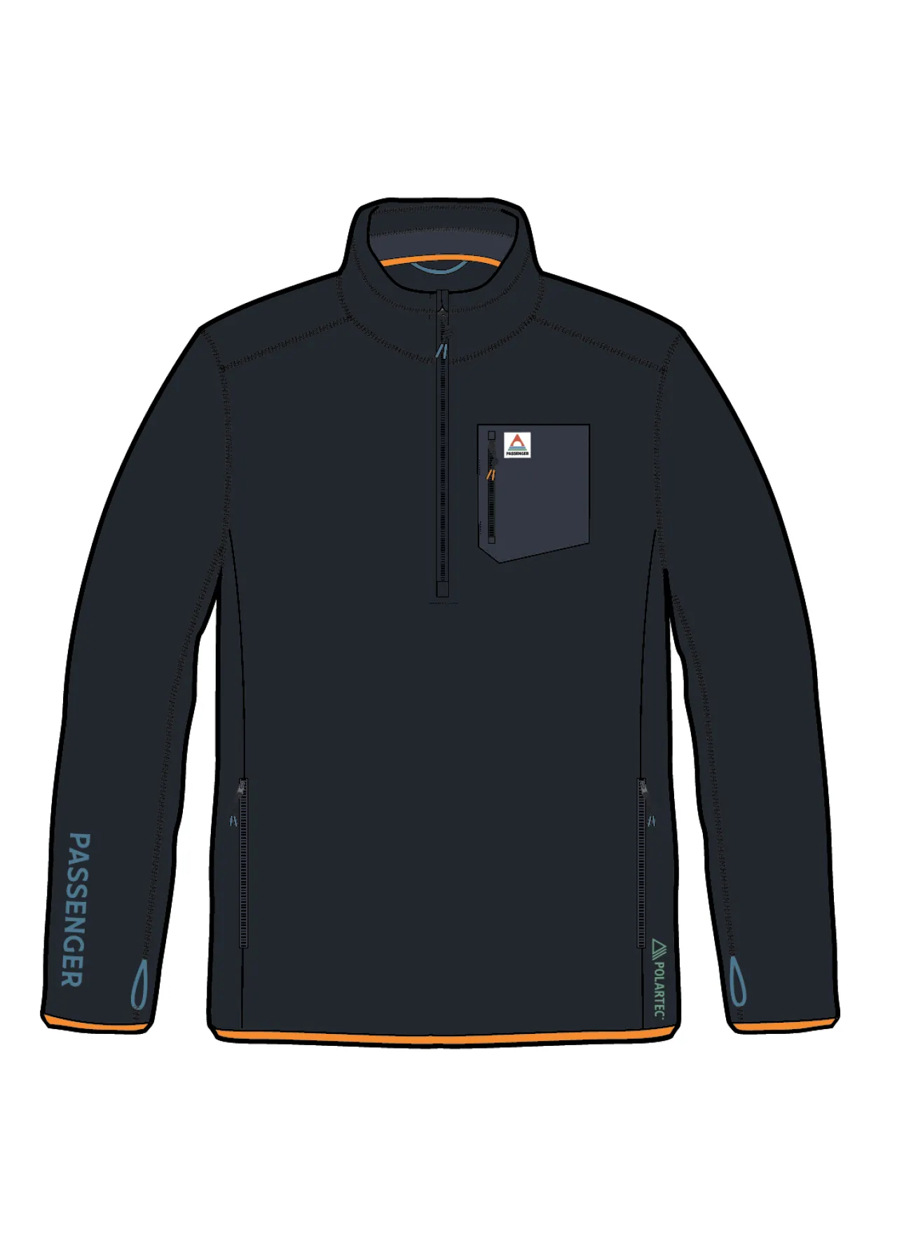 solitude_recycelter_polartec_fleece_pullover__schwarz_10.webp Clearance Solitude Recycelter Polartec® Fleece Pullover - Herren Fleece | Fleece