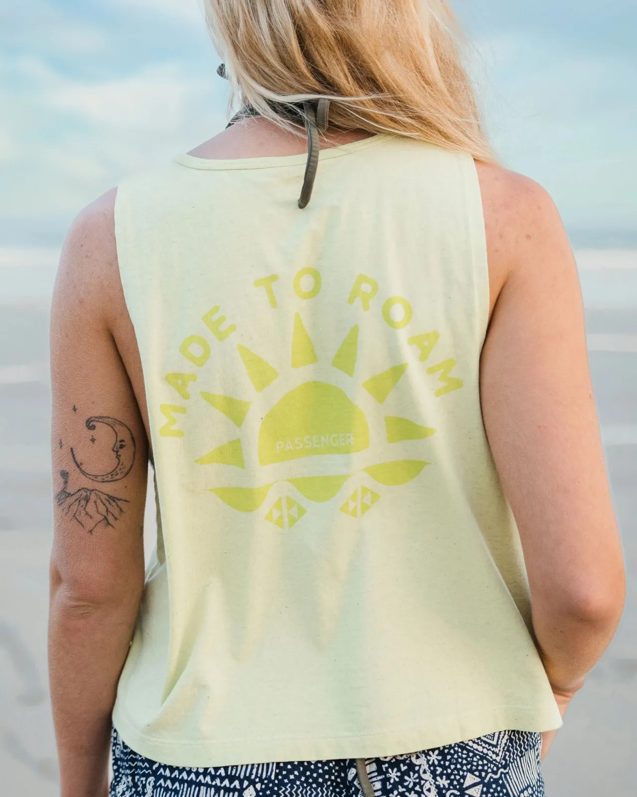 Fashion Sunburst Bio Top - Sanfter Limettensaft Damen Tanktops