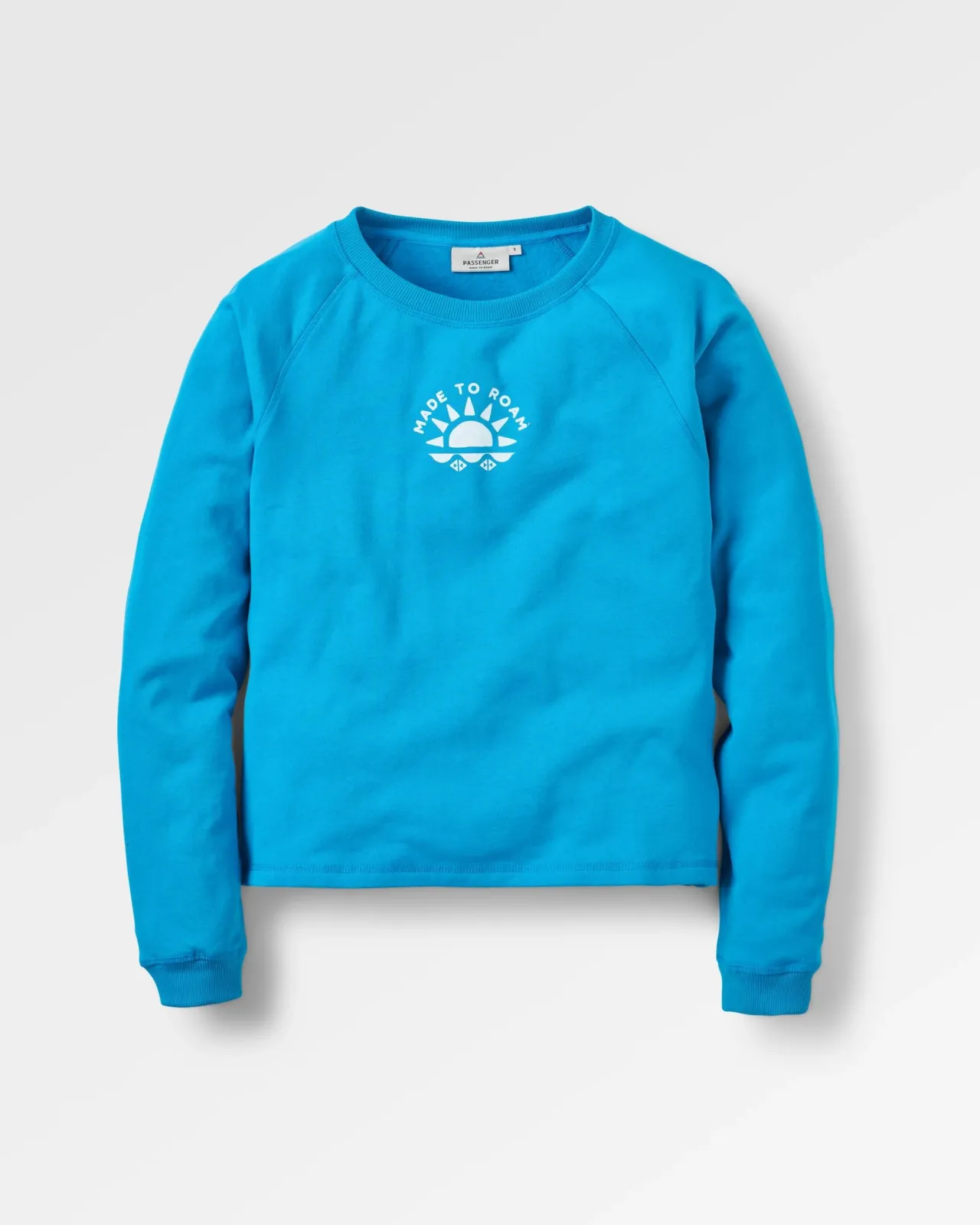 New Sunburst Recycelter Sweatshirt - Blauer Pool Damen Kapuzenpullover & Sweatshirts