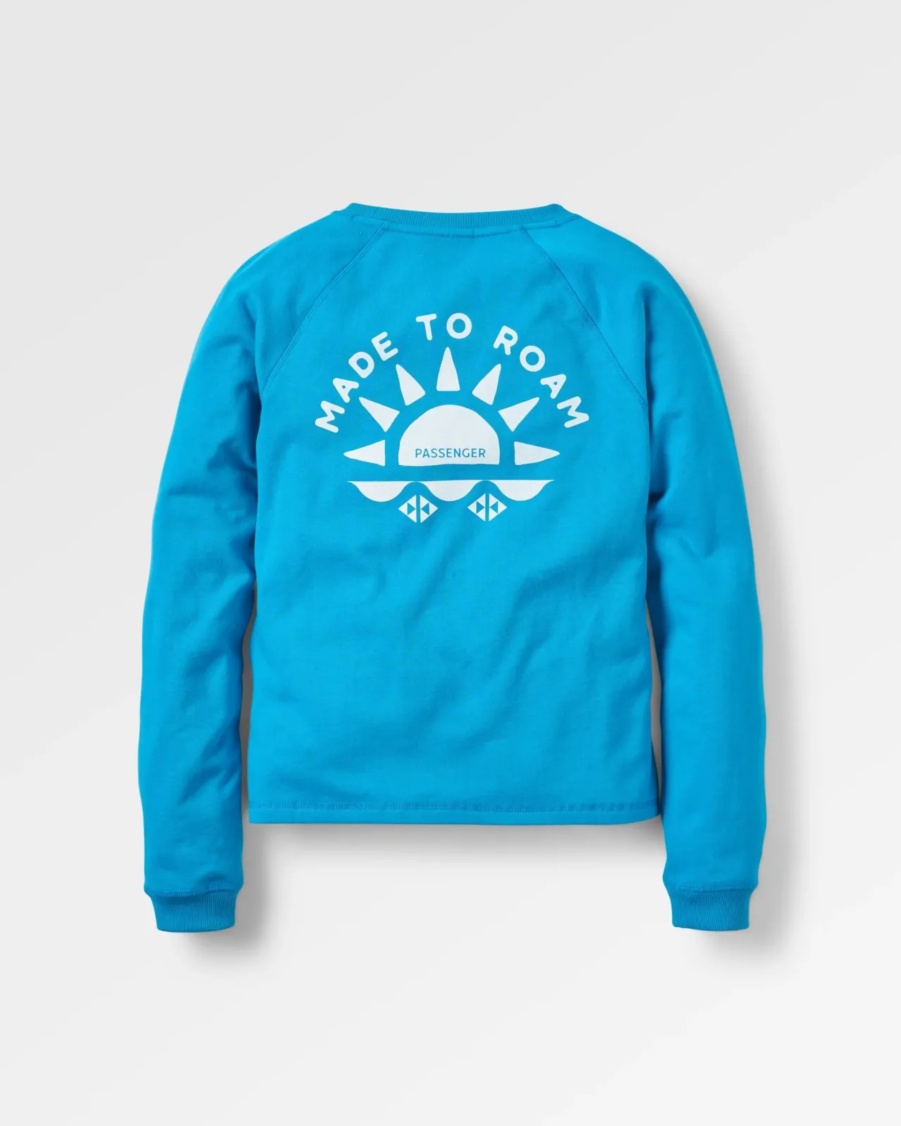 New Sunburst Recycelter Sweatshirt - Blauer Pool Damen Kapuzenpullover & Sweatshirts