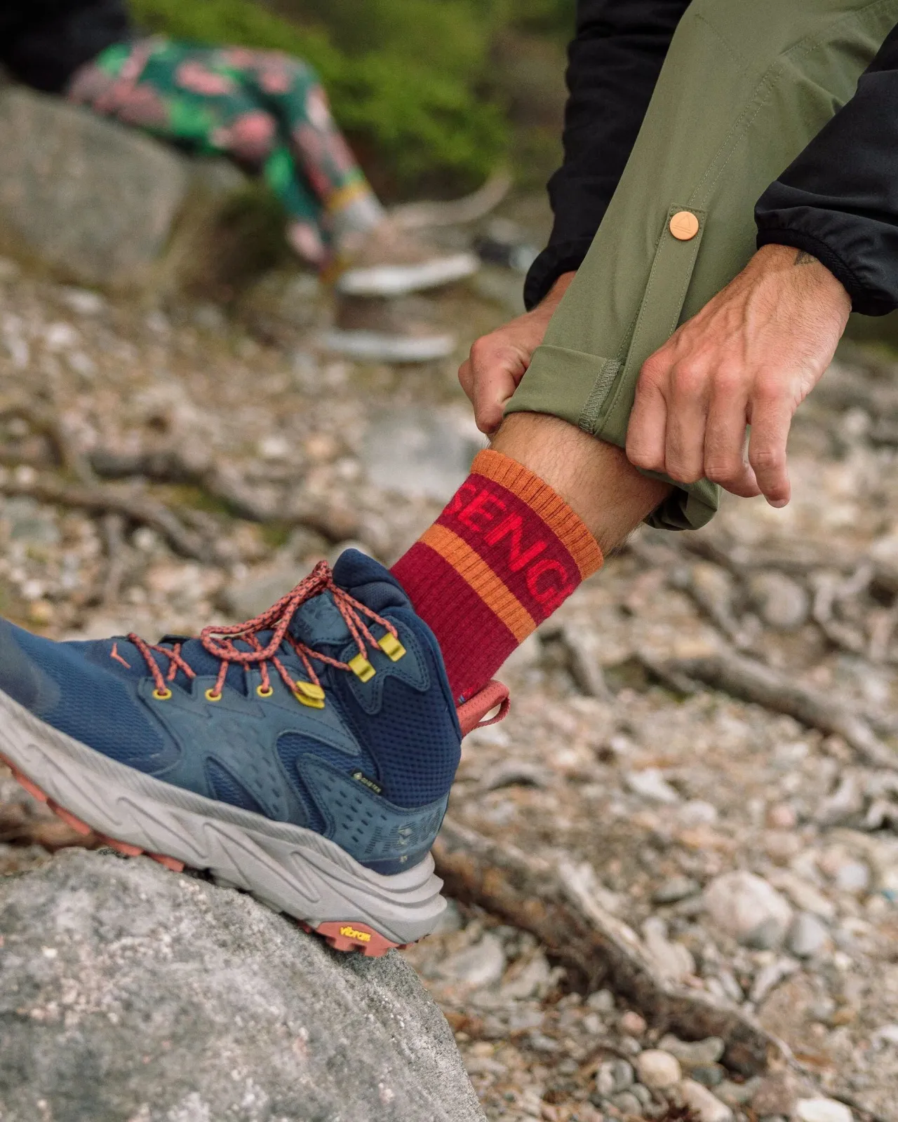 Cheap Tahoma Aktiv-Socken - Roter Ocker Herren Socken
