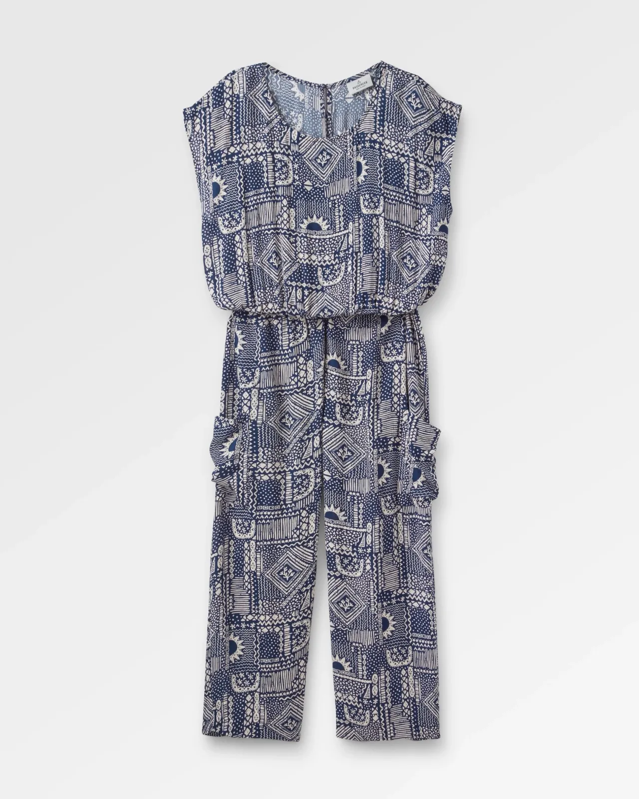 Outlet Thimbleberry Jumpsuit - Vintage Patchwork Marineblau Damen Jumpsuits & Playsuits | Latzhosen & Hosen