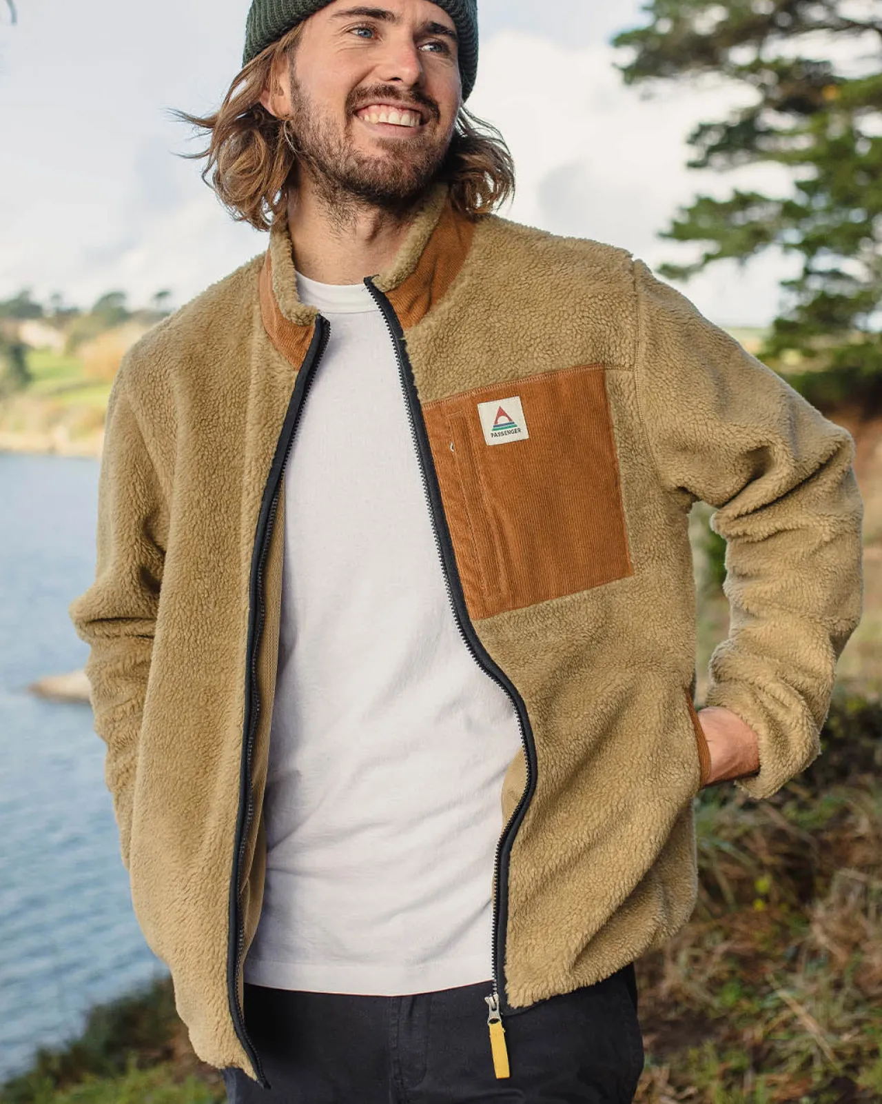 Hot Trekker Recyceltes Tiefflor-Sherpa-Fleece - Herren Fleece | Fleece