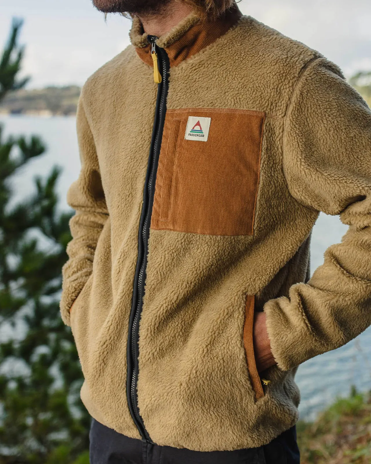 Hot Trekker Recyceltes Tiefflor-Sherpa-Fleece - Herren Fleece | Fleece