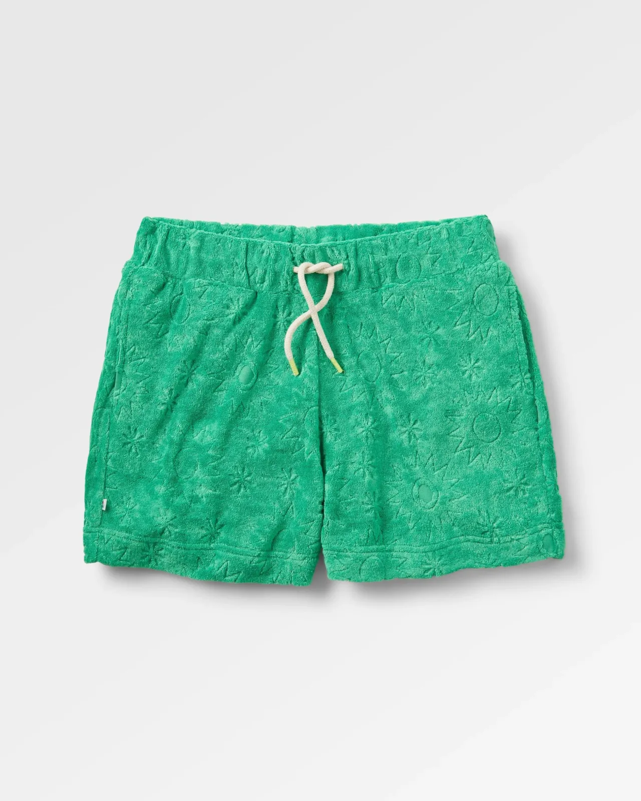 Hot Vibes Texturierte Shorts - Grüne Fichte Damen Kurze Hosen