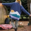 Discount Vista Recycelter Strickcardigan - Dunkler Denim Damen Strickwaren