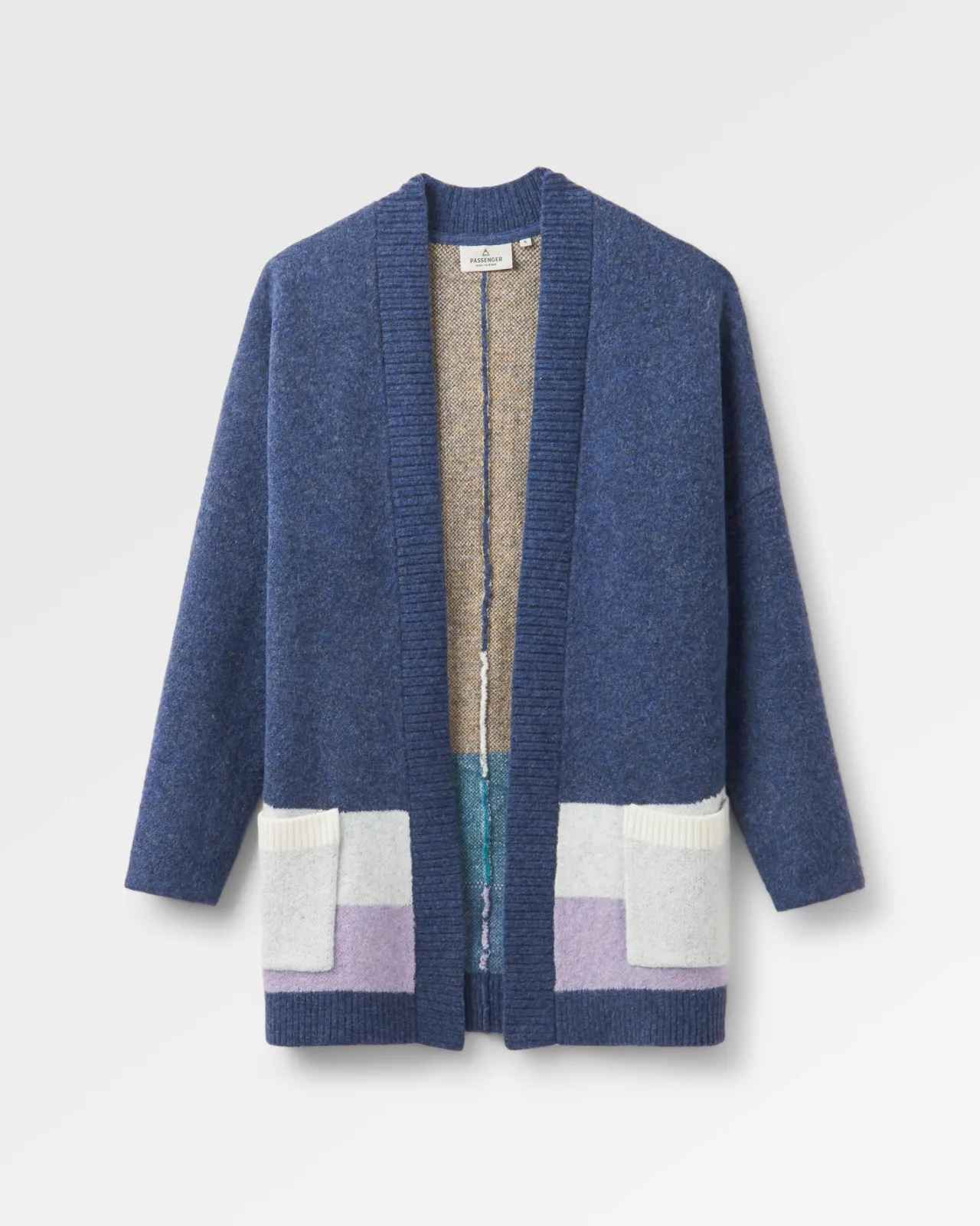vista_recycelter_strickcardigan__dunkler_denim_1.webp Discount Vista Recycelter Strickcardigan - Dunkler Denim Damen Strickwaren
