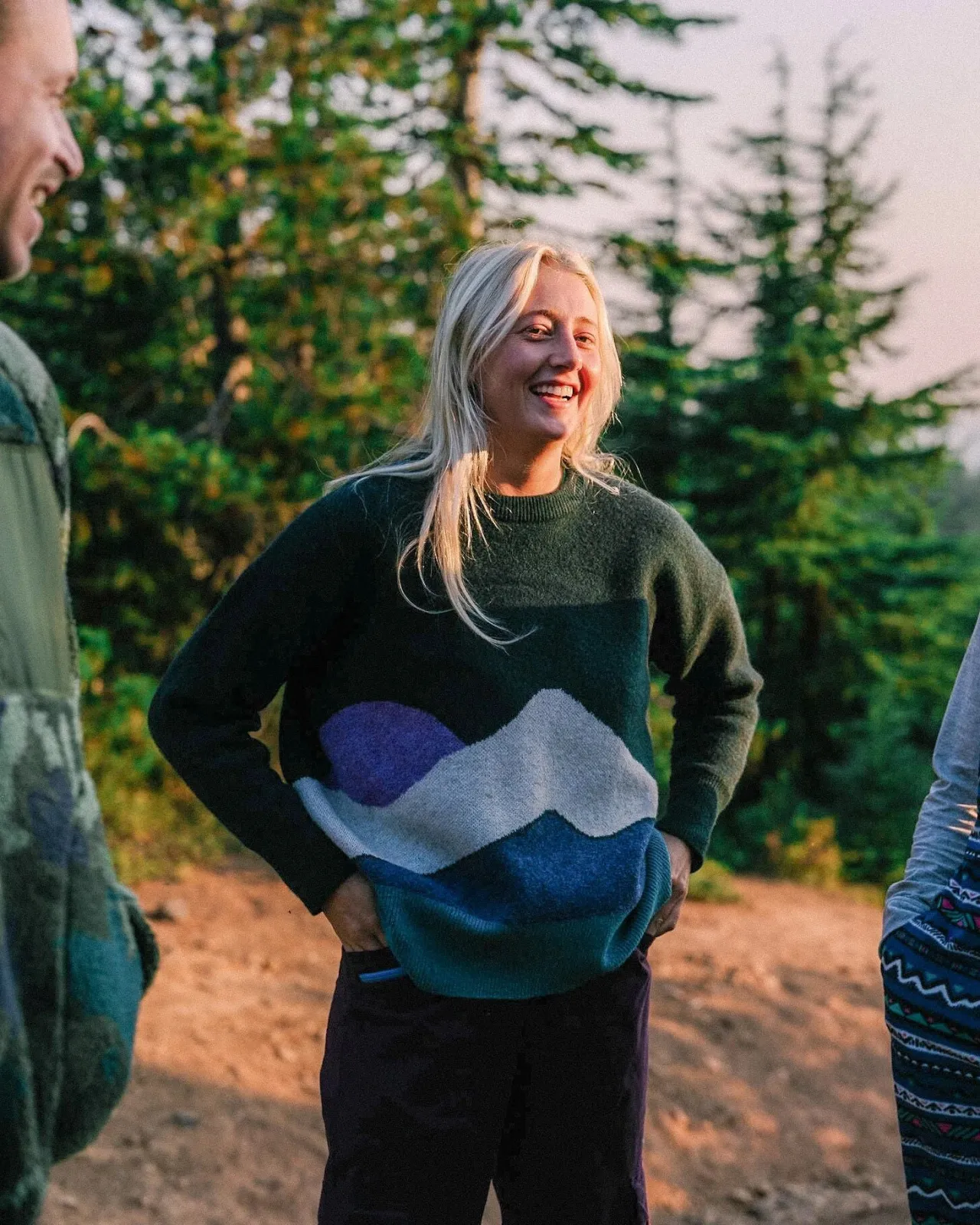 vista_recycelter_strickpullover__regenwald_2.webp Sale Vista Recycelter Strickpullover - Damen Strickwaren