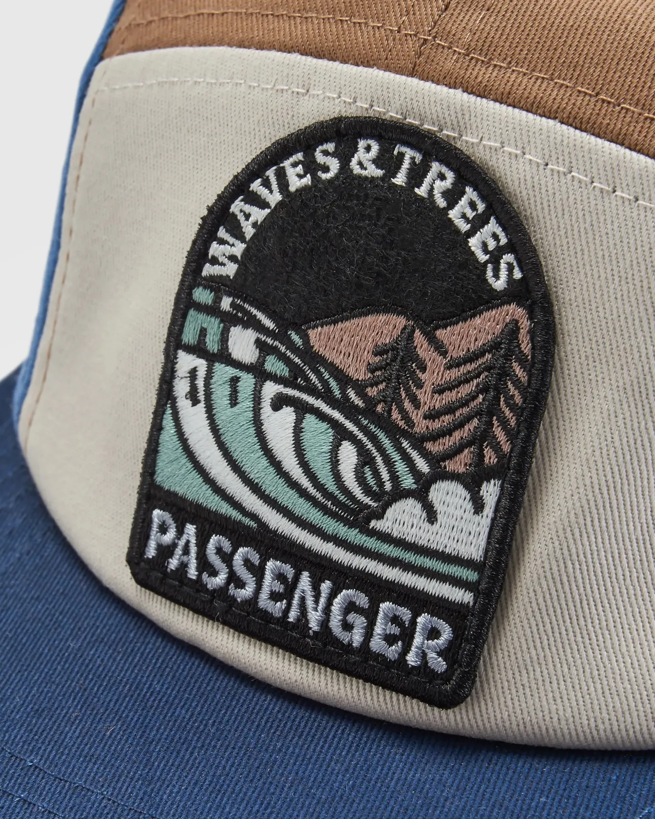 waves_u_trees_recycelte_panelkappe__mondlichtblau_3.webp Sale Waves u0026 Trees Recycelte 5-Panel-Kappe - Herren Kappen & Hüte | Kappen & Hüte
