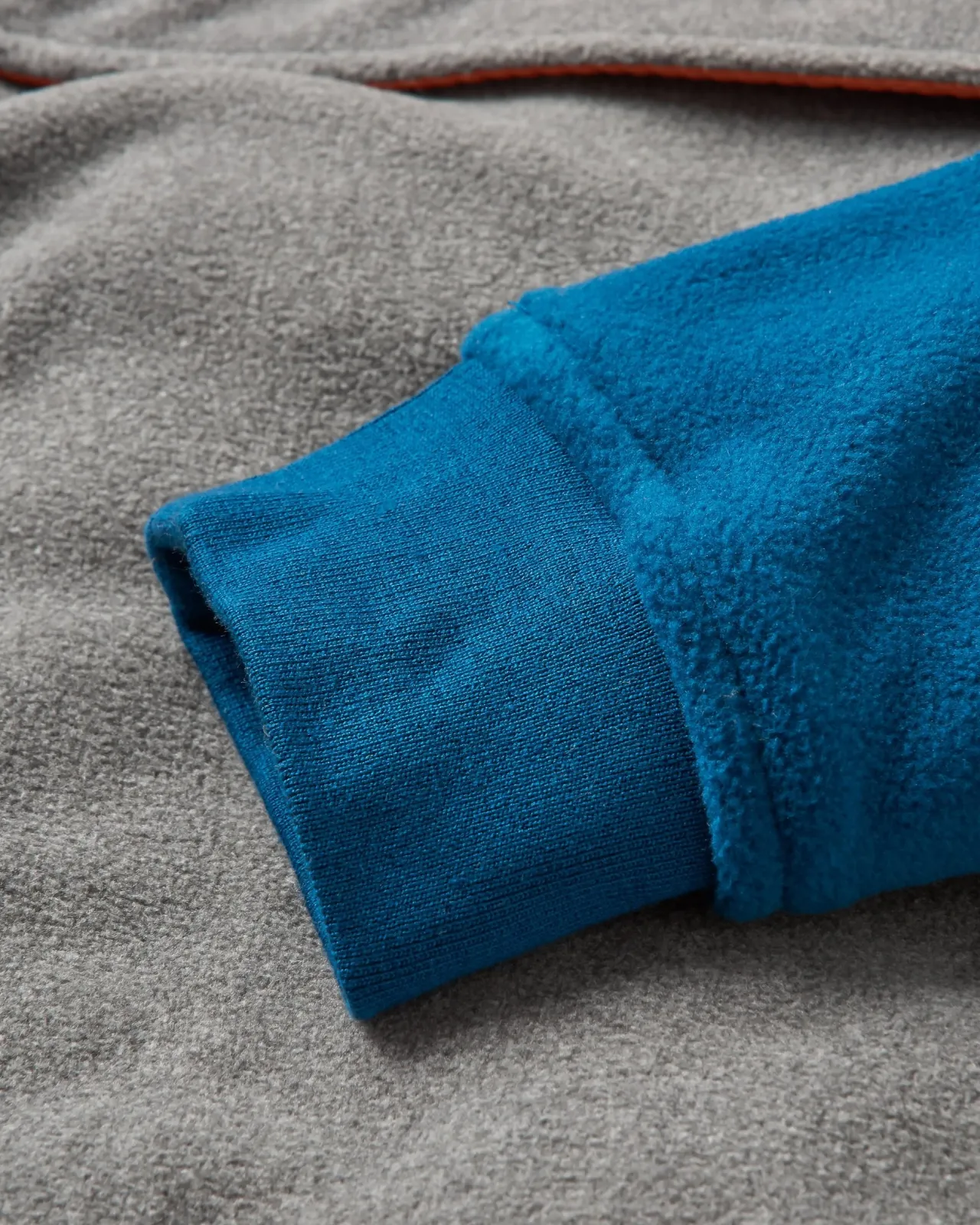 woodland_kapuzenpullover_mit__reiverschluss_aus_recyceltem_polarfleece__graumeliert__gezeitenblau_8.webp Clearance Woodland Kapuzenpullover mit 1/2 Reißverschluss aus recyceltem Polarfleece - Graumeliert / Gezeitenblau Herren Fleece | Fleece